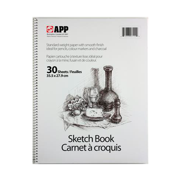 carnet à croquis APP 30 feuilles