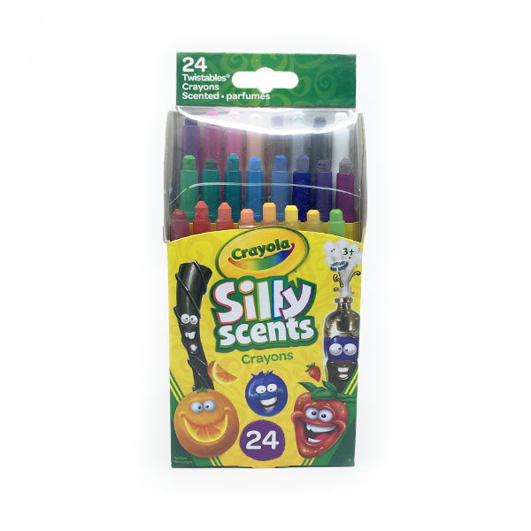 CRAYONS DE CIRE TWISTABLES SILLY SCENTS 24 couleurs