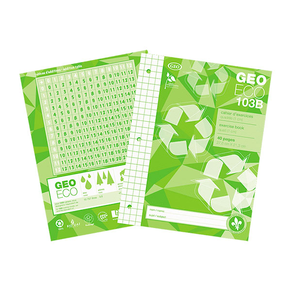 CAHIER D’EXERCICES GEOECO #103B