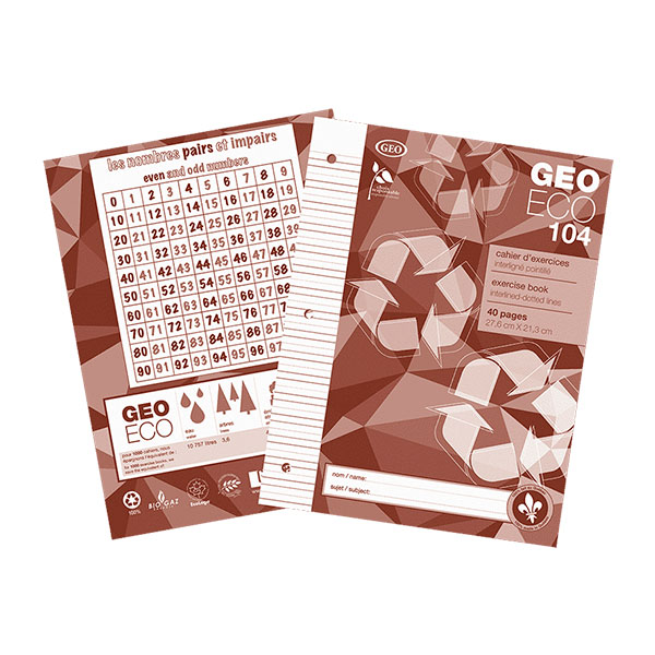 CAHIER D’EXERCICES GEOECO #104