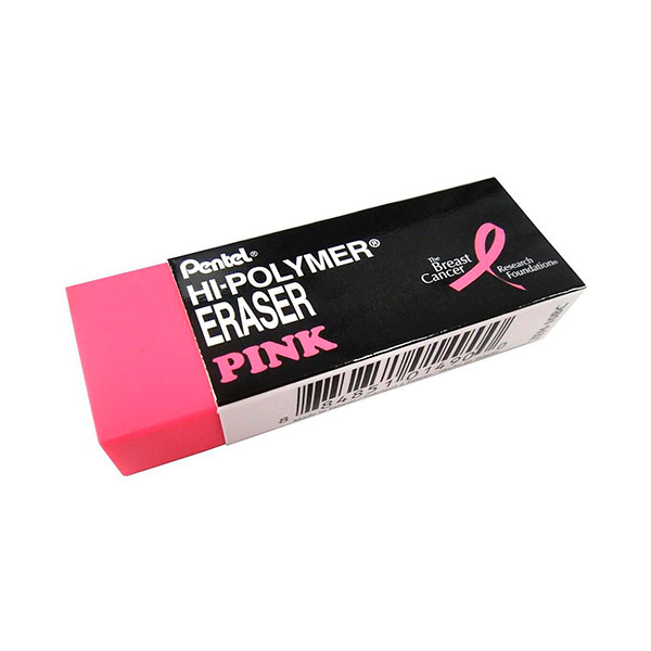 GOMME À EFFACER ROSE