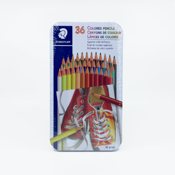 CRAYONS À COLORIER EN BOIS STAEDTLER 36 couleurs