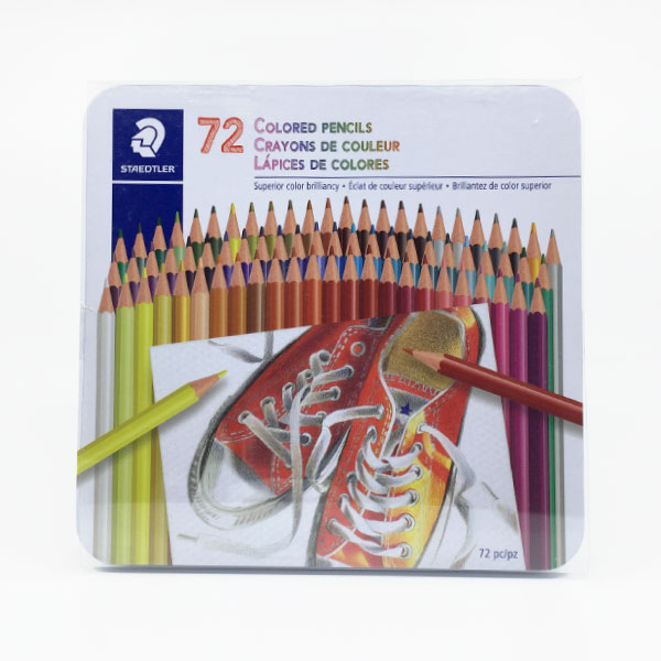 CRAYONS À COLORIER EN BOIS STAEDTLER 72 couleurs