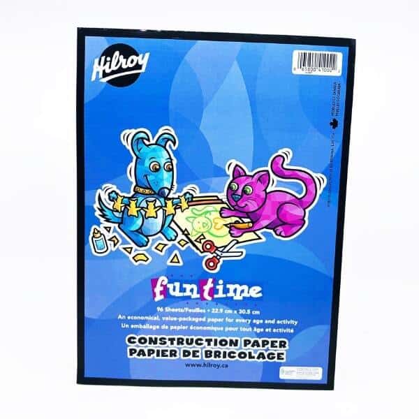 TABLETTE DE PAPIER DE CONSTRUCTION