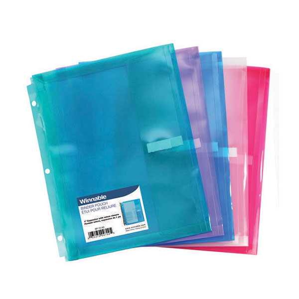 Creacorner  Enveloppe A5 velcro transparente