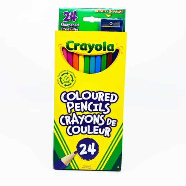 Crayons à colorier en bois Crayola (24)