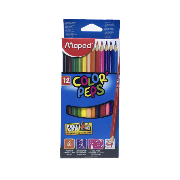 Crayons de cire triangulaires lavables crayola