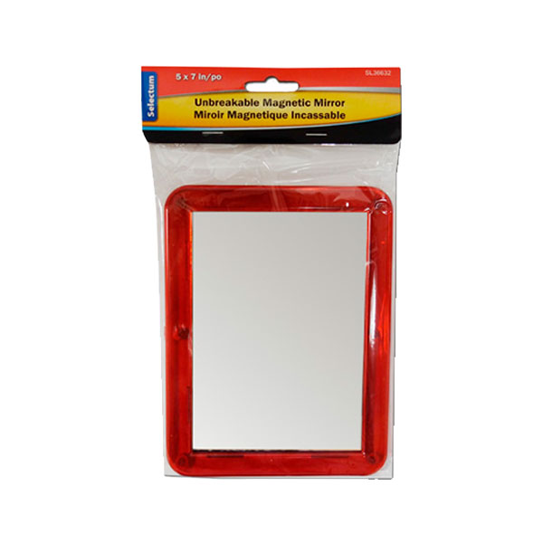 selectum_miroir-magnetique_incassable_rouge