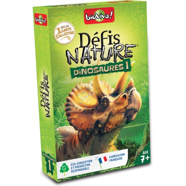 Défis Nature / Dinosaures 1 VERT (Nouvelle version)