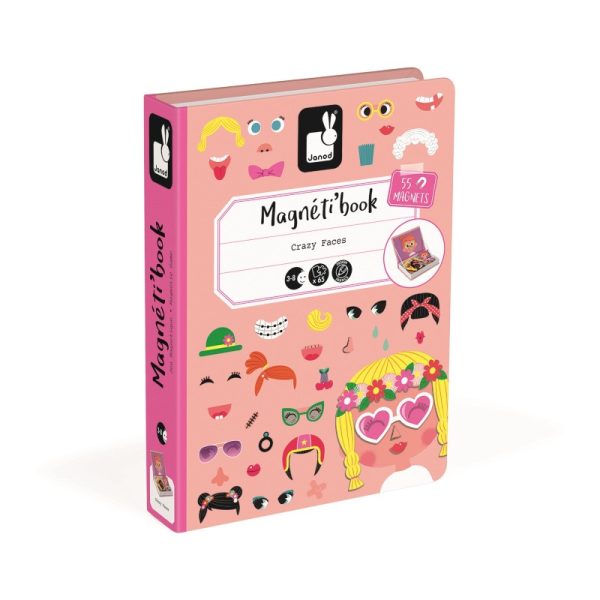 MAGNÉTIBOOK CRAZY FACES ROSE