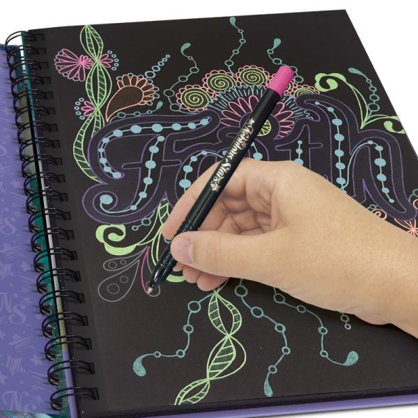 Livre de coloriage à pages noires – Image 2