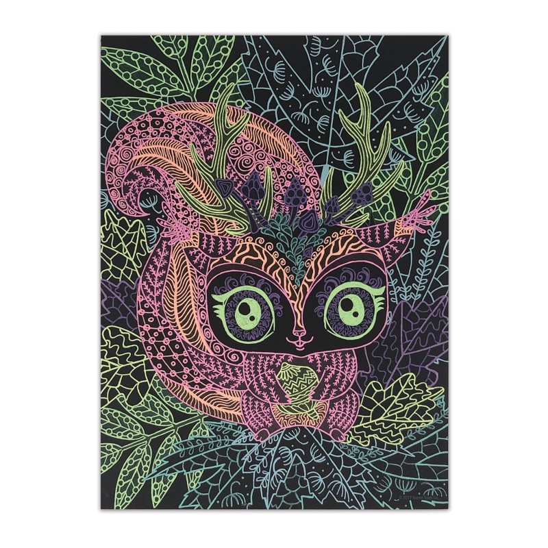 Livre de coloriage à pages noires – Image 3