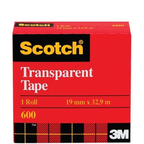 Ruban adhésif clair 3M Scotch 19mm – recharge