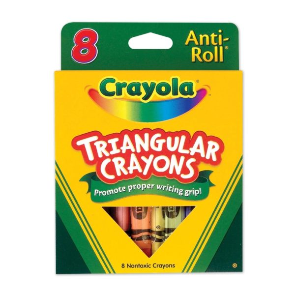 Crayons de cire triangulaire (8)