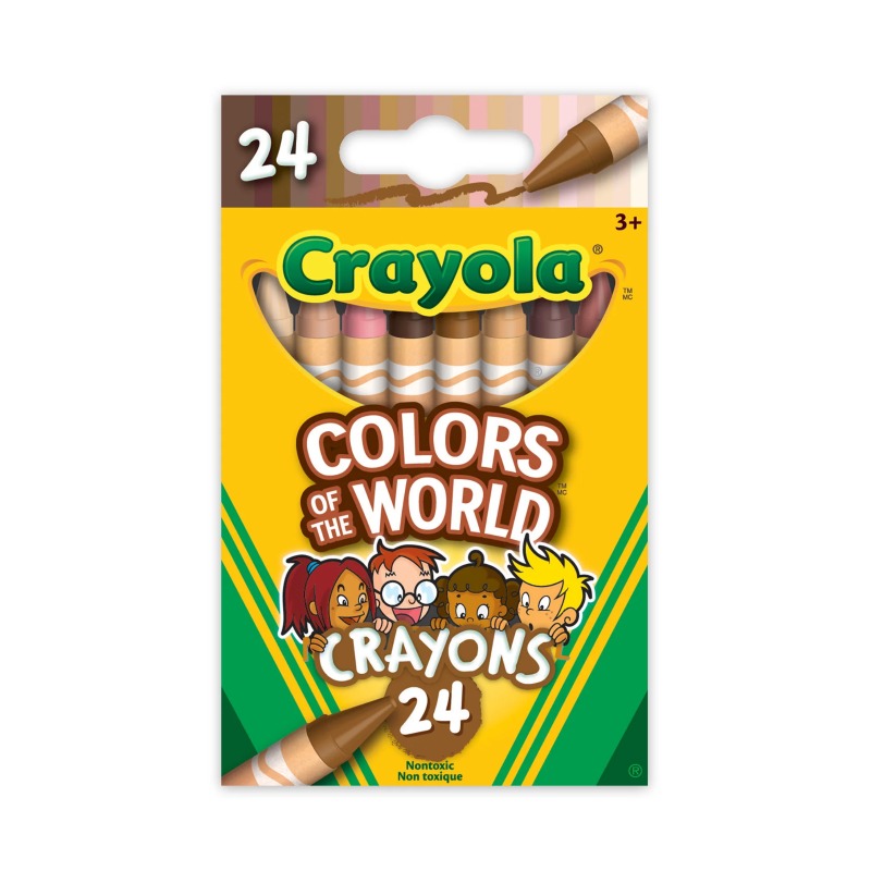 Crayons de cire couleurs du monde (24)