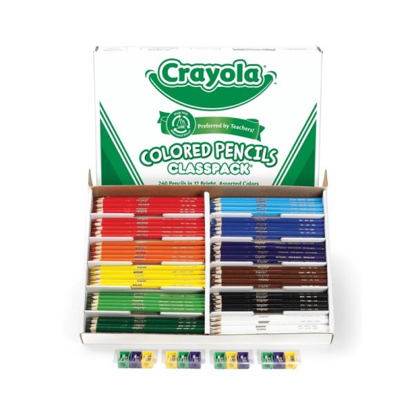 Crayons à colorier en bois (240)