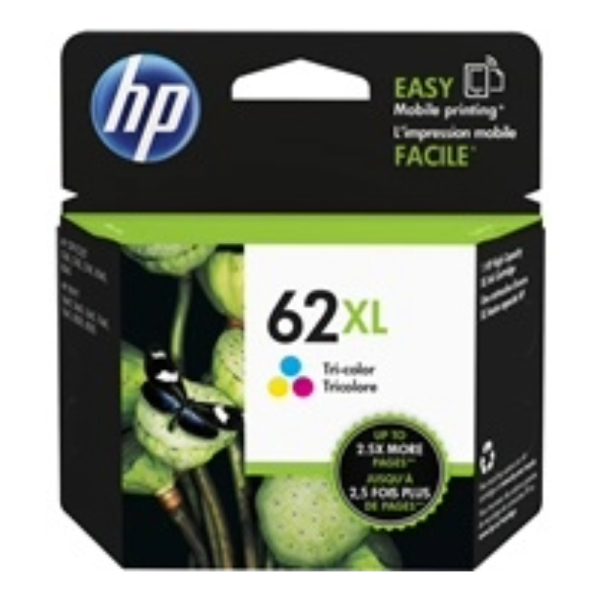Cartouche d’encre couleur HP 62XL