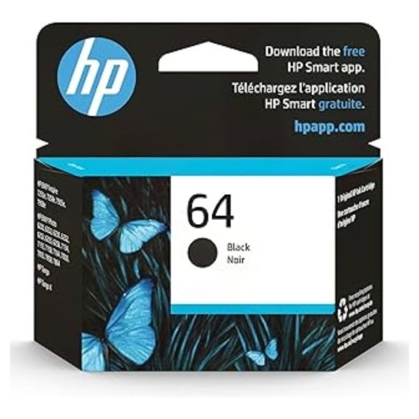 Cartouche d’encre noir HP 64