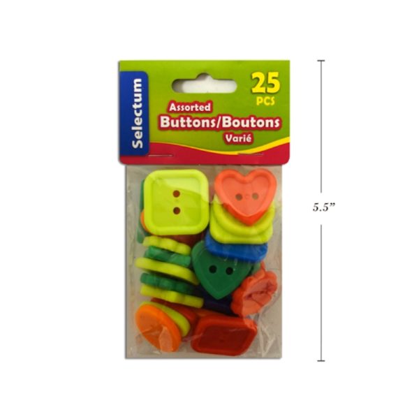 Boutons assortis (25)