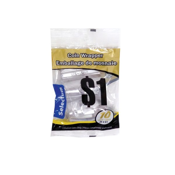 Plastique pour rouler la monnaie 1$ (10)
