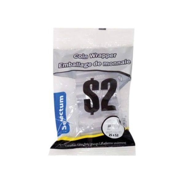 Plastique pour rouler la monnaie 2$ (10)