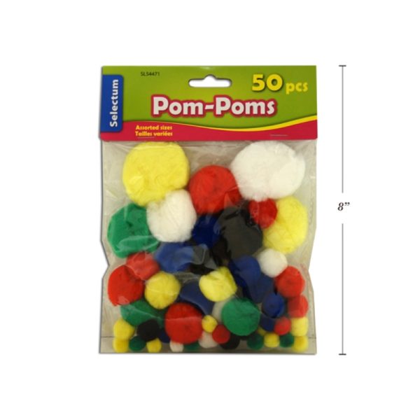 Pompons assortis (50)