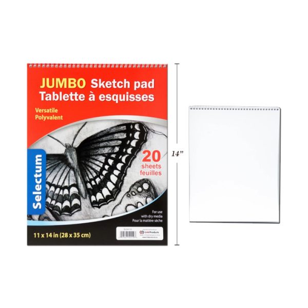 Carnet à croquis jumbo (20f)