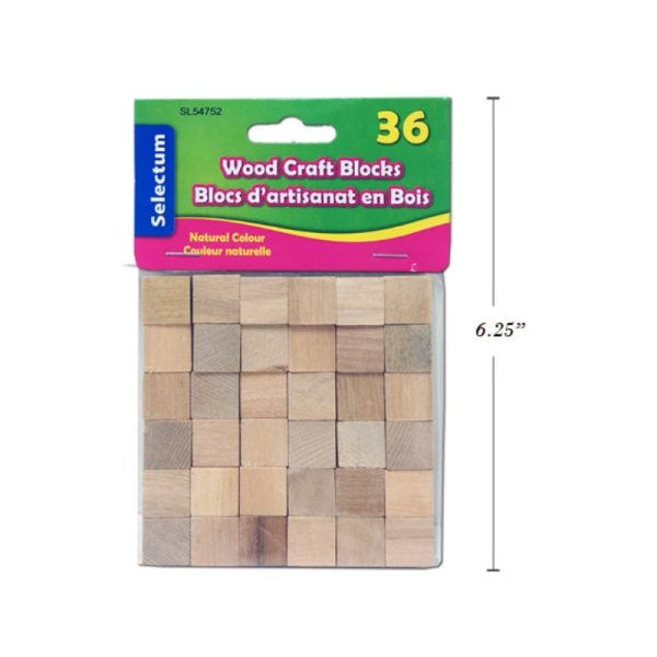 Blocs d’artisanat en bois naturel (36)