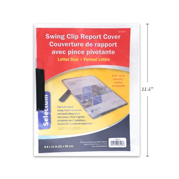 Couverture de rapport avec pince