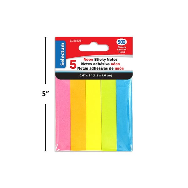 Notes adhésives – languettes marque-pages (500)