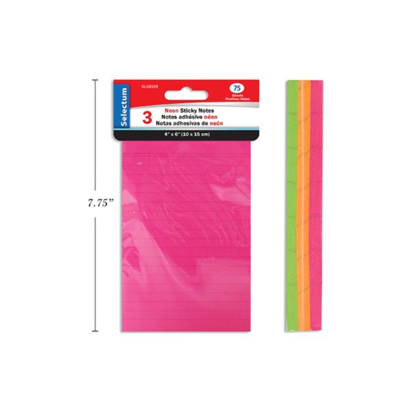 Notes adhésives lignées – style Post-it (75)