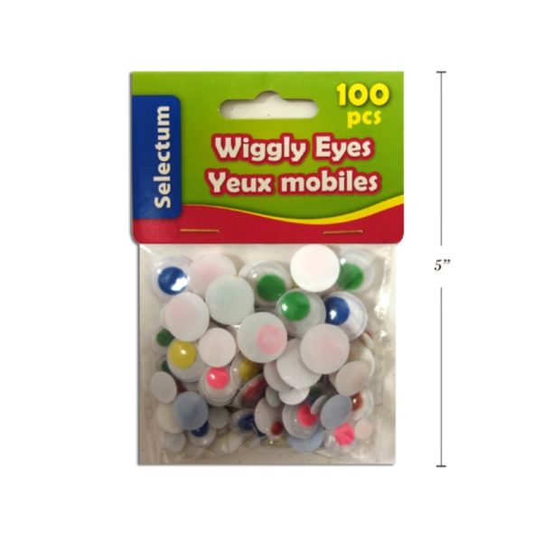 Yeux mobiles de couleur – grandeurs variées (100)