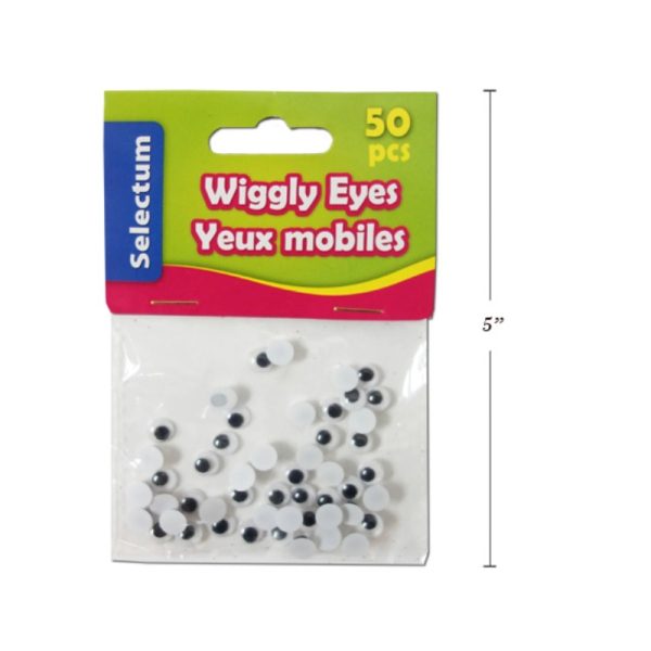 Yeux mobiles noirs 7 mm (50)