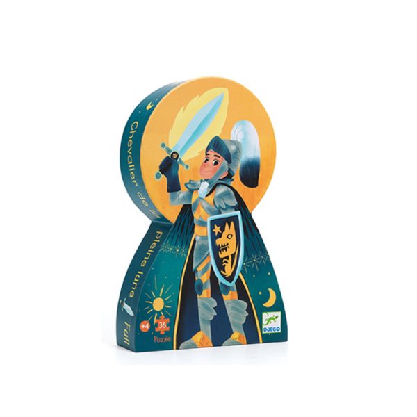 Puzzle silhouette – Le chevalier de la pleine lune – 36 pcs