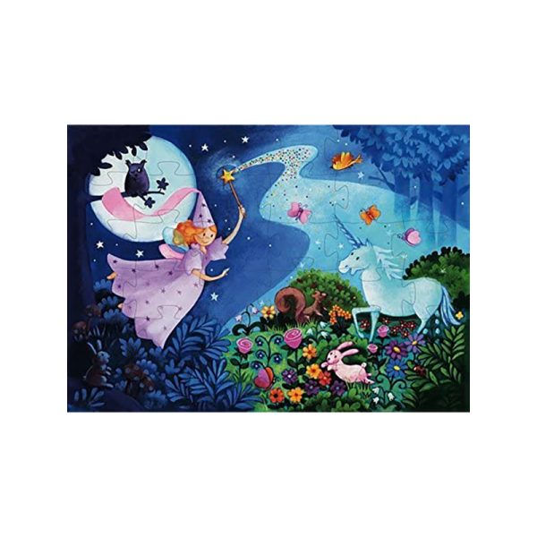 Puzzle silhouette – Fée – 36 pcs – Image 2