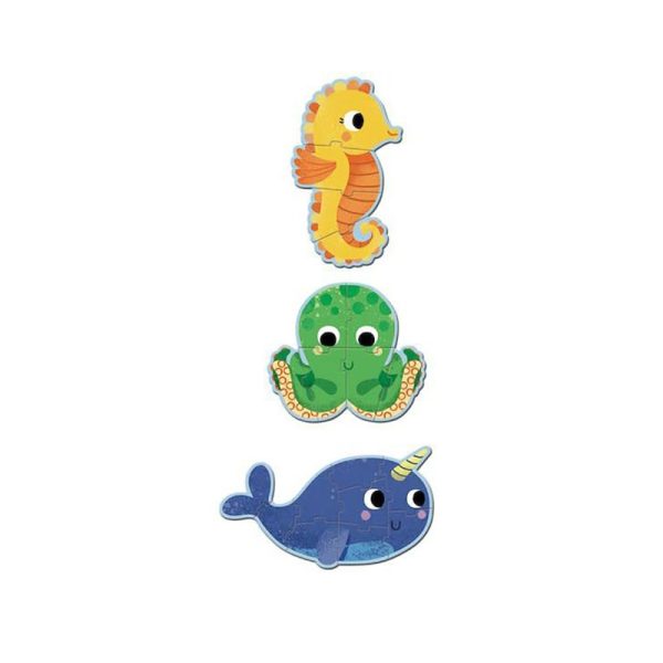 Primo Puzzle- Dans la mer – 4,6,9 pcs – Image 2