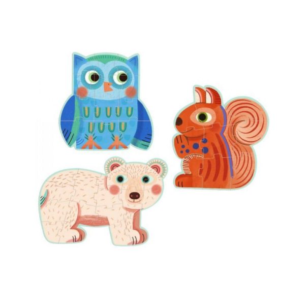 Primo puzzle – Dans la forêt – 9,12,16 pcs – Image 2