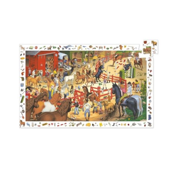 Puzzle observation – Équitation – 200 pcs – Image 2