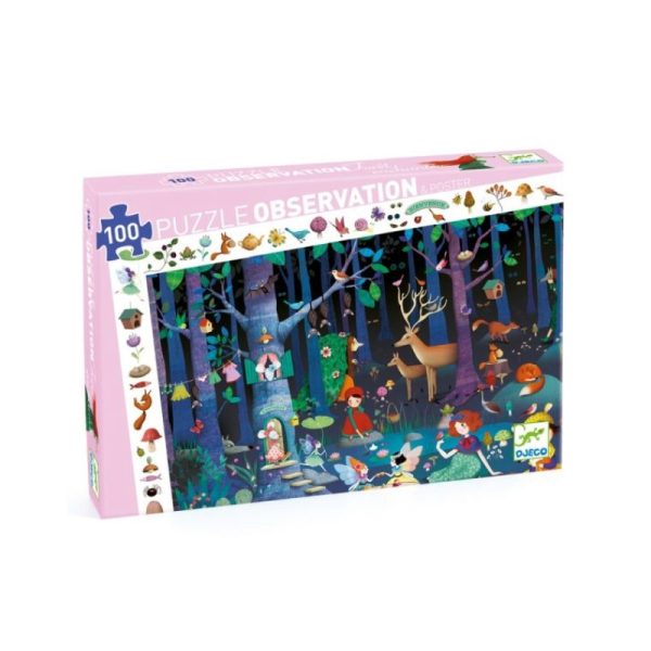 Puzzle observation – Forêt enchantée – 100 pcs