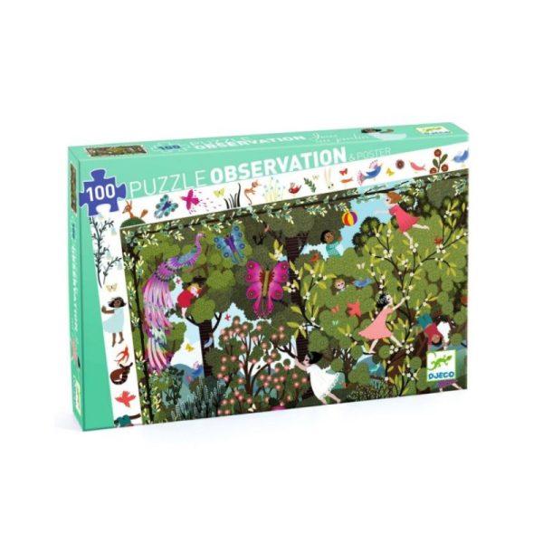 Puzzle observation – Jeux au jardin – 100 pcs