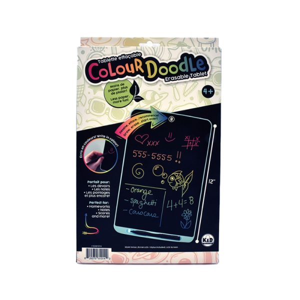 Tablette effaçable Colour Doodle 12po