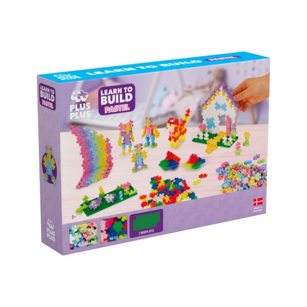 Plus-Plus – Apprendre à bâtir pastel